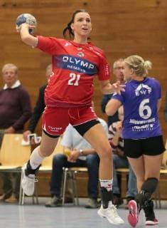 22.09.2018, Deutschland, Bietigheim, Handball Bundesliga Frauen 3. Spieltag Saison 2018 2019 SG BBM Bietigheim vs. HSG Bad Wildungen Vipers: Fie Woller (BBM)