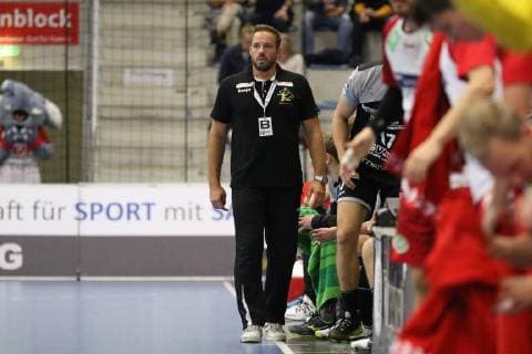 Christian Poehler (Trainer HC ELbflorenz Dresden), ASV Hamm-Westfalen vs HC Elbflorenz Dresden, Handball, 2. Bundesliga, 22.09.2018, ASV Hamm-Westfalen vs HC Elbflorenz Dresden, Handball, 2. Bundesliga, 22.09.2018 Hamm Copyright: xEibner Jan_Strohdiekx EP_JSK