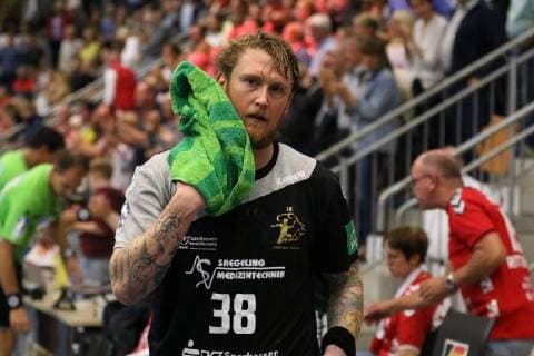 Enttaeuschung bei Henning Quade (HC ELbflorenz Dresden 38), ASV Hamm-Westfalen vs HC Elbflorenz Dresden, Handball, 2. Bundesliga, 22.09.2018, ASV Hamm-Westfalen vs HC Elbflorenz Dresden, Handball, 2. Bundesliga, 22.09.2018 Hamm Copyright: xEibner Jan_Strohdiekx EP_JSK