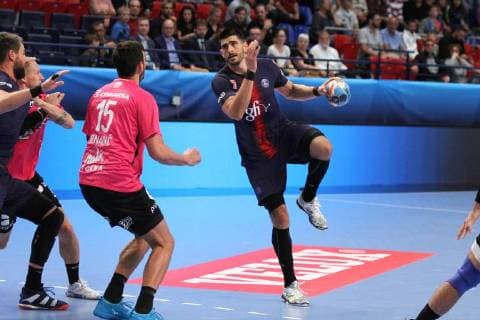 Luka Stepancic (Paris) HANDBALL : Velux EHF Champions League - 2eme journee - Paris Saint-Germain HB vs RK Celje Pivovarna Lasko - 23 09 18 KevinDomas Panoramic 