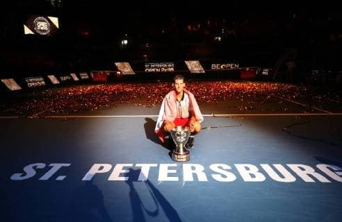 Sport Themen der Woche KW38 Sport Bilder des Tages Tennis. XXIII INTERNATIONAL TENNIS TOURNAMENT Petersburg Open 2018. final. Dominic Thiem (AUT) - Martin Klizan (SVK). 