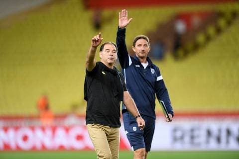 STEPHANE MOULIN (ENTRAINEUR ANGERS) FOOTBALL : Monaco vs Angers - Ligue 1 Conforama - 25 09 2018 FEP Panoramic 