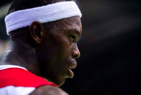 Basketball Leipzig 16.09.2018 European Qualifier World Cup Qualifier Deutschland (GER) - Israel (ISR) Dennis Schröder Schroeder (Deutschland, No.17) Schröder