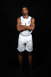 Fotoshooting easycredit BBL Science City Jena Team Saison 2018 2019 Spieler Ikenna Ike Iroegbu Sparkassen Arena