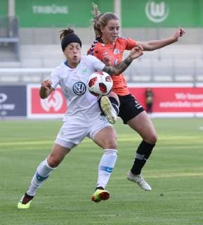 CL VfL-Frauen vs Thor Frauenfußball, Champions League, 1. Runde, Rückspiel, VfL Wolfsburg vs Thor KA, Bild zeigt: Ellen Mcleod (VfL, 30) Wolfsburg