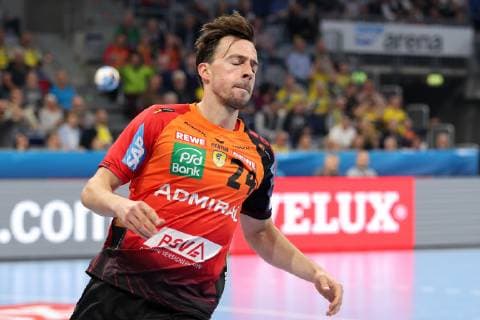 Patrick Groetzki (RNL, 24), enttäuscht schauend, Enttäuschung, Frustration, disappointed, pessimistisch, Handball, Champions League, Rhein-Neckar Löwen - HC Meshkov Brest,