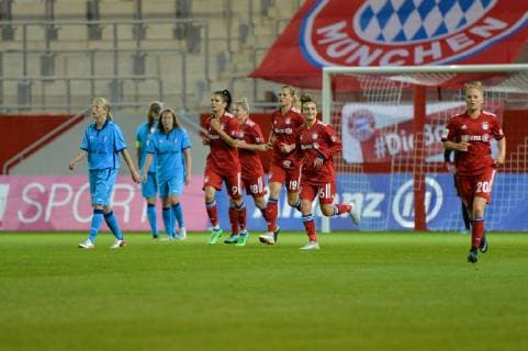 Torjubel FC Bayern Muenchen München, Deutschland, 26.09.2018, UEFA Women s Champions League, FC Bayern München - ZFK Spartak Subotica,