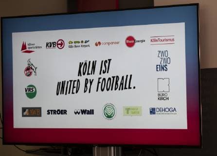 Do simmer dabei EM 2024 RheinEnergie Stadion Koeln Deutschland Datum: 27.09.2018