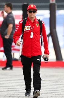 SOCHI, RUSSIA â€“ SEPTEMBER 28, 2018: Scuderia Ferrari F1 Team driver Kimi Raikkonen of Finland during a practice session ahead of the 2018 Formula One Russian Grand Prix at the Sochi Autodrom racing circuit. Yegor Aleyev TASS  TS091E00