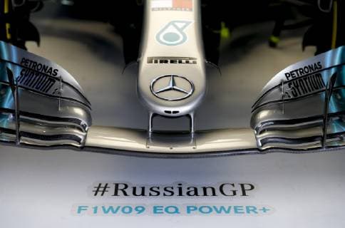 Motorsports: FIA Formula One World Championship WM Weltmeisterschaft 2018, Grand Prix of Russia, Technical detail, Mercedes AMG Petronas Motorsport Sochi Russia