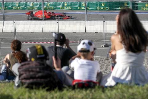 SOCHI, RUSSIA â€“ SEPTEMBER 29, 2018: A qualifying session for the 2018 Formula One Russian Grand Prix at the Sochi Autodrom racing circuit. Yegor Aleyev TASS  TS091F5C