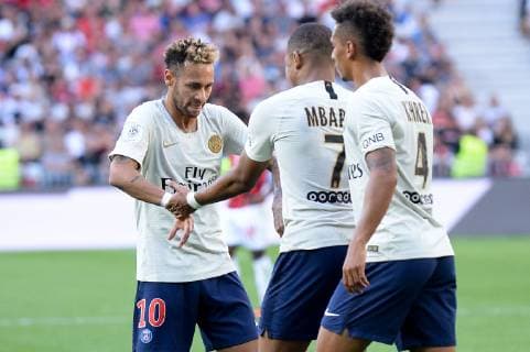 10 NEYMAR JR (PSG) - JOIE FOOTBALL : Nice vs Paris SG - Ligue 1 Conforama - 29 09 2018 FEP Panoramic 