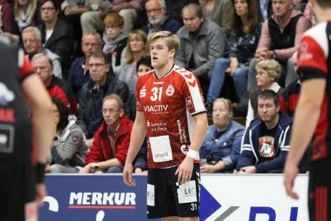 Dadi Runarsson (VfL Luebeck-Schwartau 31), TuS N-Luebbecke vs VfL Luebeck-Schwartau, Handball, 2. Bundesliga, 29.09.2018, TuS N-Luebbecke vs VfL Luebeck-Schwartau, Handball, 2. Bundesliga, 29.09.2018 Luebbecke Copyright: xEIBNER JanxStrohdiekx EP_JSK