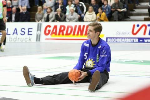 Jo Gerrit Genz (TuS N-Luebbecke 5) , TuS N-Luebbecke vs VfL Luebeck-Schwartau, Handball, 2. Bundesliga, 29.09.2018, TuS N-Luebbecke vs VfL Luebeck-Schwartau, Handball, 2. Bundesliga, 29.09.2018 Luebbecke Copyright: xEIBNER JanxStrohdiekx EP_JSK
