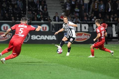 29 VINCENT MANCEAU (SCO) FOOTBALL : Angers vs Guingamp - Ligue 1 Conforama - 29 09 2018 FEP Panoramic 