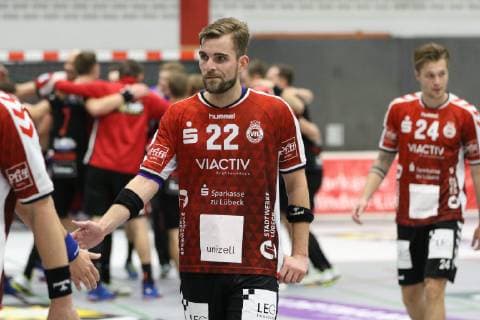 Enttaeuschung bei Steffen Koehler (VfL Luebeck-Schwartau 22), TuS N-Luebbecke vs VfL Luebeck-Schwartau, Handball, 2. Bundesliga, 29.09.2018, TuS N-Luebbecke vs VfL Luebeck-Schwartau, Handball, 2. Bundesliga, 29.09.2018 Luebbecke Copyright: xEIBNER JanxStrohdiekx EP_JSK