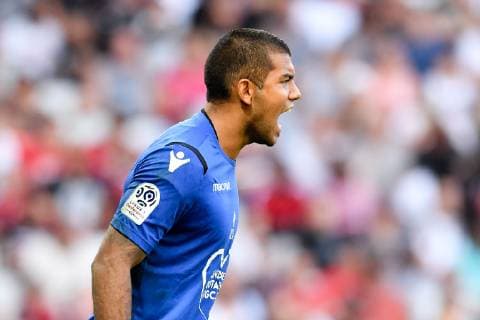 40 WALTER BENITEZ (NICE) - COLERE FOOTBALL : Nice vs Paris SG - Ligue 1 Conforama - 29 09 2018 FEP Panoramic 