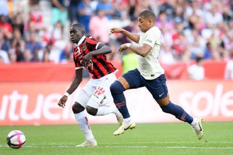 07 KYLIAN MBAPPE (PSG) FOOTBALL : Nice vs Paris SG - Ligue 1 Conforama - 29 09 2018 FEP Panoramic 