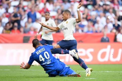 07 KYLIAN MBAPPE (PSG) FOOTBALL : Nice vs Paris SG - Ligue 1 Conforama - 29 09 2018 FEP Panoramic 