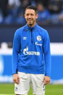 Mark Uth ( Schalke 04 ) gut gelaunt. 29.09.2018, Fussball, 1. Bundesliga, Schalke 04 vs FSV Mainz 05 DFL REGULATIONS PROHIBIT ANY USE OF PHOTOGRAPHS AS IMAGE SEQUENCES AND OR QUASI-VIDEO 29.09.2018, Fussball, 1. Bundesliga, Schalke 04 vs FSV Mainz 05 Gelsenkirchen Copyright: xEIBNER ThomasxThienelx EP_TTL