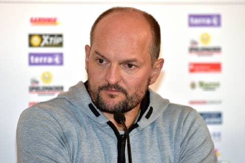 29-09-2018 pmk NA156584 Handball Herren 2.Bundesliga Saison 2018 2019 VfL Luebeck-Schwartau Pressekonferenz Torge GREVE -Trainer- Schwartau