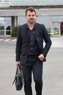 Club Brugge s head coach Ivan Leko pictured during the departure of Belgian soccer team Club Brugge KV for Mardid, Spain, Tuesday 02 October 2018 at Oostende Airport. Tomorrow Club will meet Spanish club Atletico Madrid on day two the UEFA Champions League, in group A. BRUNOxFAHY  x05439374x