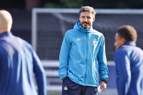 EINDHOVEN, 02-10-2018, PSV Philips Stadium , UEFA Champions League season 2018 2019 , PSV training before PSV - Inter . PSV trainer coach Mark van Bommel during the last training before PSV - Inter . PSV training before Inter  x2514976x