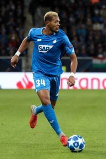 Joelinton Cassio Apolinario de Lira (Joelinton, Hoffenheim, 34), am Ball, Spielszene, Freisteller, Ganzkörper, Einzelbild, Aktion, Action, Fussball, UEFA Champions League, TSG 1899 Hoffenheim - Manchester City FC,