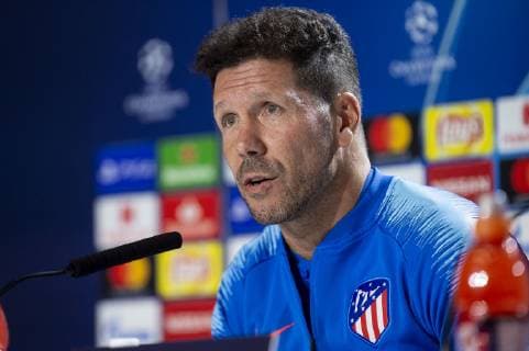 Atletico de Madrid coach Diego Pablo Simeone the day before Group Stage UEFA Champions League match between Atletico de Madrid and Club Brujas at Wanda Metropolitano Stadium in Madrid, Spain. October, 2018. (COOLMEDIA BorjaB.Hojas)  (9424062)