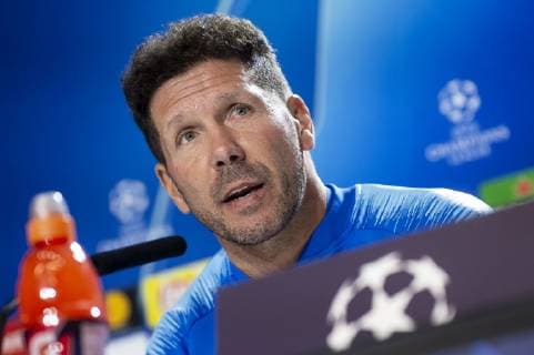Atletico de Madrid coach Diego Pablo Simeone the day before Group Stage UEFA Champions League match between Atletico de Madrid and Club Brujas at Wanda Metropolitano Stadium in Madrid, Spain. October, 2018. (COOLMEDIA BorjaB.Hojas)  (9379059)