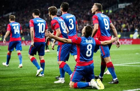 Sport Bilder des Tages MOSCOW, RUSSIA - OCTOBER 2, 2018: CSKA Moscow s Nikola Vlasic (front) celebrates scoring in the 2018 19 UEFA Champions League Group G Round 2 football match against Real Madrid at Luzhniki Stadium. Valery Sharifulin TASS  TS0923BD