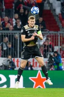 02.10.2018, xkvx, Fussball UEFA Champions League, FC Bayern Muenchen - Ajax Amsterdam emspor, v.l. Matthijs de Ligt (Ajax Amsterdam) (DFL DFB REGULATIONS PROHIBIT ANY USE OF PHOTOGRAPHS as IMAGE SEQUENCES and or QUASI-VIDEO) Muenchen