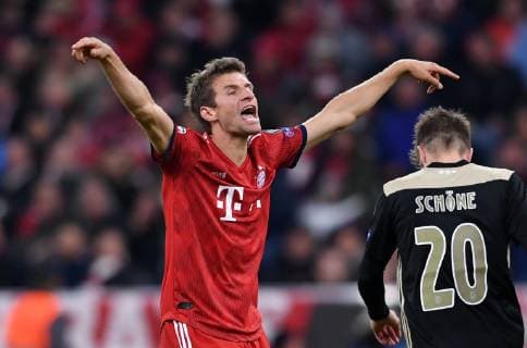 Sport Bilder des Tages FUSSBALL CHAMPIONS LEAGUE SAISON 2018 2019 GRUPPENPHASE FC Bayern Muenchen - Ajax Amsterdam 02.10.2018 Thomas Mueller (FC Bayern Muenchen)