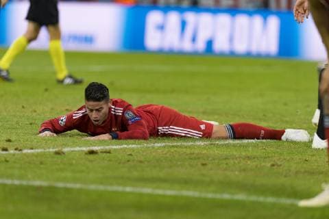 Fussball Champions League, Begegnung FC Bayern Muenchen vs. Ajax Amsterdam, Allianz Arena Muenchen. 02.10.2018 Im Bild: Rodriguez James Â