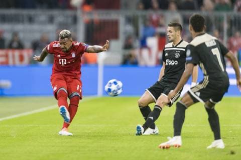 Fussball Champions League, Begegnung FC Bayern Muenchen vs. Ajax Amsterdam, Allianz Arena Muenchen. 02.10.2018 Im Bild: Jerome Baoteng Â