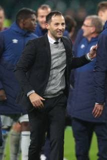 Fußball: Champions League, Saison 2018 2019, 03.10.2018 - 2. Spieltag - Lokomotive Moskau - FC Schalke 04 Cheftrainer Domenico TEDESCO (FC Schalke 04) Moskau RZD Arena Russland