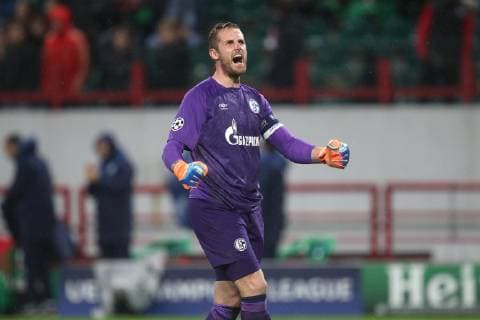 Fußball: Champions League, Saison 2018 2019, 03.10.2018 - 2. Spieltag - Lokomotive Moskau - FC Schalke 04 Ralf Fährmann (FC Schalke 04) Moskau RZD Arena Russland