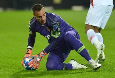 Dortmund, Germany, 03.10.2018, UEFA Champions League - 2018 19 Season, Vorrunde, Gruppenphase - Gruppe A - 2. Spieltag, BV Borussia Dortmund - AS Monaco, Torwart Diego Benaglio (Monaco) in aktion ( DeFodi521
