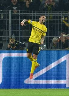 Dortmund, Germany, 03.10.2018, UEFA Champions League - 2018 19 Season, Vorrunde, Gruppenphase - Gruppe A - 2. Spieltag, BV Borussia Dortmund - AS Monaco, Paco Alcacer (BVB) jubelt, Torjubel nach seinem Treffer zum 2:0 ( DeFodi521