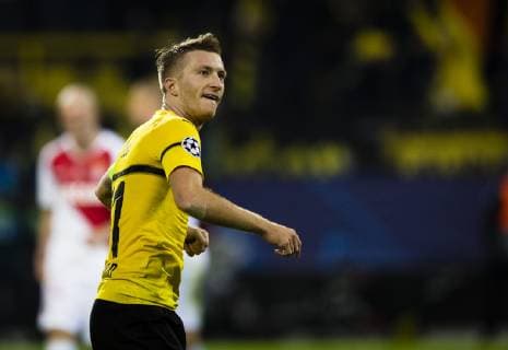Dortmund, 03.10.2018 Torjubel: Marco Reus (BvB) Borussia Dortmund - AS Monaco