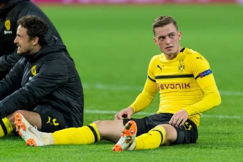 Dortmund, Germany, 03.10.2018, UEFA Champions League - 2018 19 Season, Vorrunde, Gruppenphase - Gruppe A - 2. Spieltag, BV Borussia Dortmund - AS Monaco, Jacob Bruun Larsen (BVB) am boen ( DeFodi053