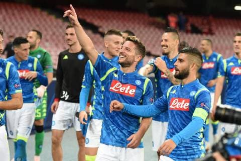 Dries Mertens of SSC Napoli during the UEFA Champions League Group Stage match between Napoli and Liverpool at Stadio San Paolo, Naples, Italy on 3 October 2018. Copyright: xFrancoxRomanox 21450023