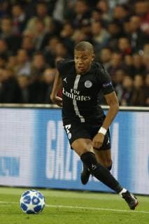 October 3, 2018 - Paris, Ile-de-France, France - Kylian Mbappe of PSG during the Group C match of the UEFA Champions League between Paris Saint-Germain and Red Star Belgrade at Parc des Princes on October 3, 2018 in Paris, France. Paris Saint-Germain v Red Star Belgrade - UEFA Champions League Group C  - ZUMAn230 20181003_zaa_n230_285 Copyright: xMehdixTaamallahx