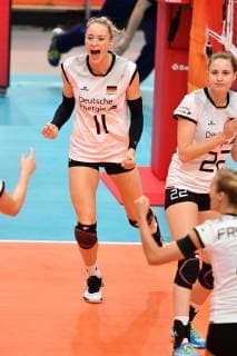 Louisa Lippmann (GER), OCTOBER 3, 2018 - Volleyball : FIVB Volleyball Women s World Championship WM Weltmeisterschaft Japan 2018 First round Pool A match between Mexico 0-3 Germany at Yokohama Arena in Kanagawa, Japan. Noxthirdxpartyxsales  (87166760)