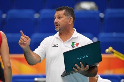 Francisco Jimenez Coach (MEX), OCTOBER 3, 2018 - Volleyball : FIVB Volleyball Women s World Championship WM Weltmeisterschaft Japan 2018 First round Pool A match between Mexico 0-3 Germany at Yokohama Arena in Kanagawa, Japan. Noxthirdxpartyxsales  (87168074)