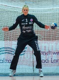 03-10-2018 Bad Langensalza Handball -Bundesliga Frauen Saison 2018 2019 DHB- Pokal THC Erfurt Bad Langensalza -- HSG Blomberg-Lippe Jana Krause 01(Thueringer HC) Aktion