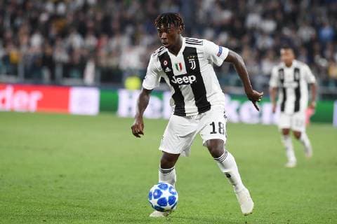 IPP20181002 Football - soccer: UEFA Champions League 2018 2019, Juventus Turin - Young Boys Bern, moise kean (Verwendung nur in Deutschland - GERMANY ONLY) *** IPP20181002 Football soccer UEFA Champions League 2018 2019 Juventus Young Boys Bern moise kean Use only in Germany GERMANY ONLY 