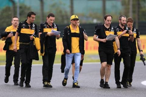 4th October 2018, Suzuka International Racing Course, Suzuka City, Japan; Formula One of Japan, driver arrivals and press conference PK Pressekonferenz Renault F1 Team, Carlos Sainz  ActionPlus12067916 Octane