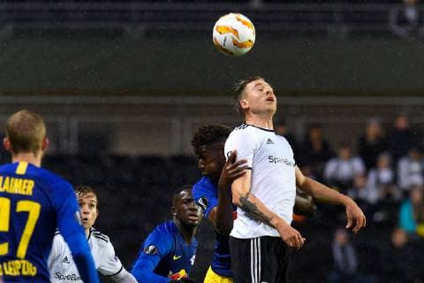 181004 Alexander S¿derlund of Rosenborg during the Europa League match between Rosenborg and RB Leipzig on October 4, 2018 in Trondheim. Photo: Jon Olav Nesvold BILDBYRN kod JE 160318 Copyright: JONxOLAVxNESVOLD BB181004JE021