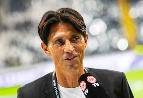 04.10.2018, xfux, Fussball UEFA Europa League, Eintracht Frankfurt - Lazio Rom, emspor, v.l. Sportdirektor Manager Bruno Huebner (Eintracht Frankfurt) Frankfurt am Main